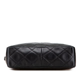 Chanel CC Quilted Lambskin Twisted Strap Crossbody