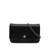 Chanel CC Quilted Lambskin Wallet On Chain