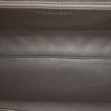 Chanel CC Quilted Metallic Caviar Clutch