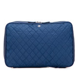 Chanel CC Quilted Nylon Laptop Case