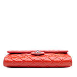 Chanel CC Quilted Patent Clutch with Chain