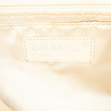 Chanel CC Quilted Perforated Aged Calfskin Flap