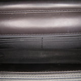 Chanel CC Quilted Shiny Crumpled Calfskin Wallet on Chain