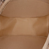 Chanel CC Quilted Tweed and Shearling Round Clutch With Chain