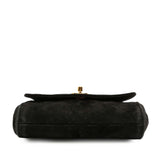 Chanel CC Quilted Velvet Flap