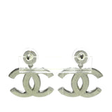 Chanel CC Rhinestone Star Dangling Push Back Earrings (SHG-OtRTvj)