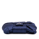 Chanel CC Satin Bow Clutch with Chain