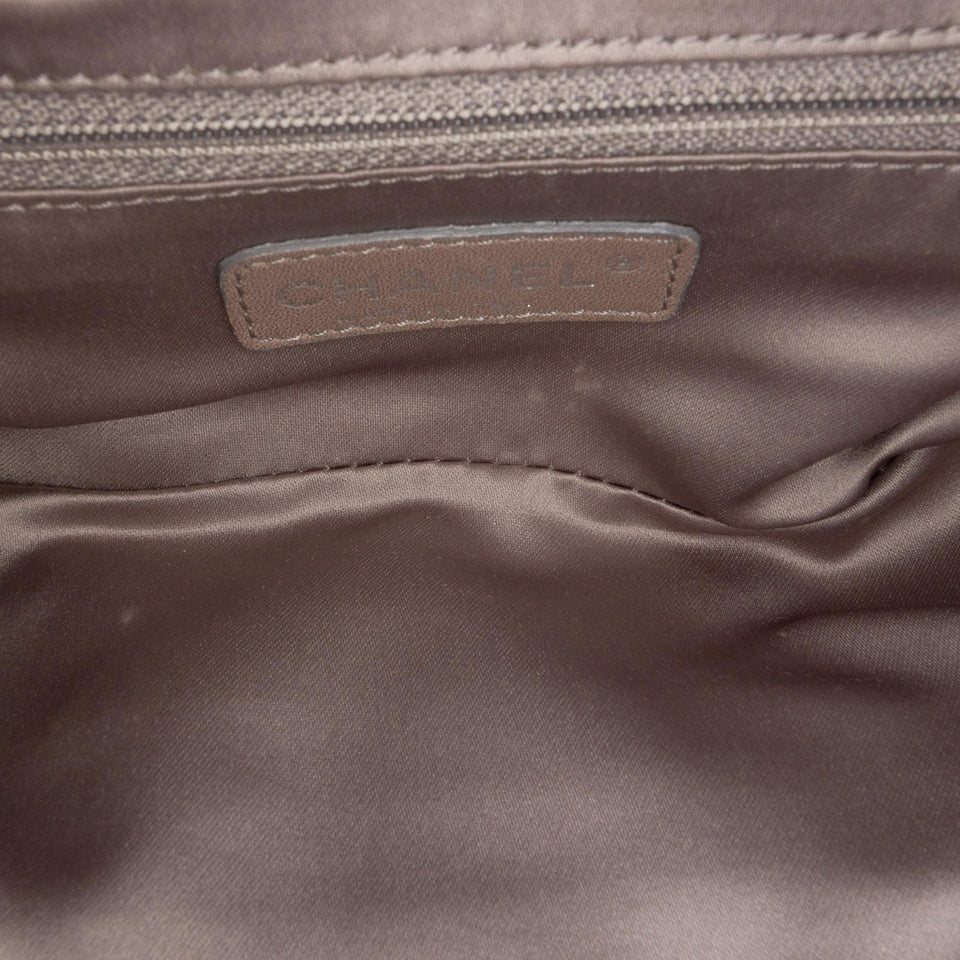 Chanel CC Satin Bow Clutch with Chain