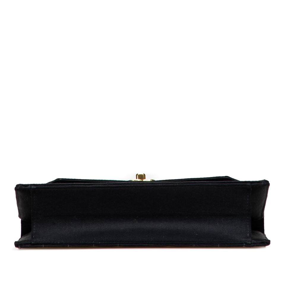 Chanel CC Satin Flap Clutch