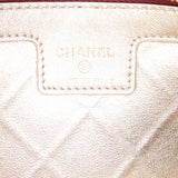 Chanel CC Stitched Lambskin Clutch