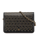 Chanel CC Studded Lambskin Wallet on Chain
