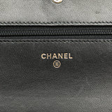 Chanel CC Studded Lambskin Wallet on Chain