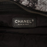 Chanel CC Tweed Print Nylon Single Flap