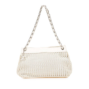 Chanel CC Woven Caviar Shoulder Bag