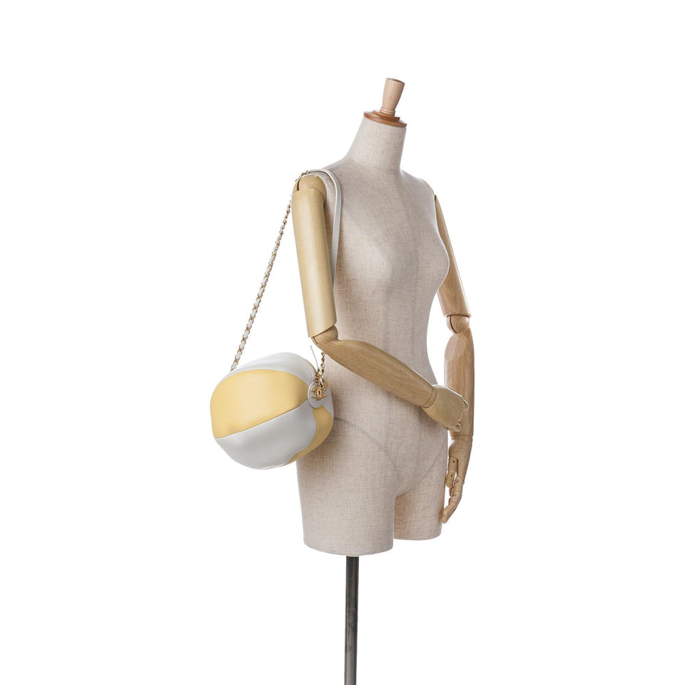 Chanel Calfskin Coco Beach Ball Bag
