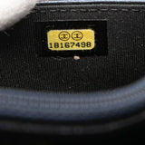 Chanel Calfskin Double Stitch Boy Wallet On Chain