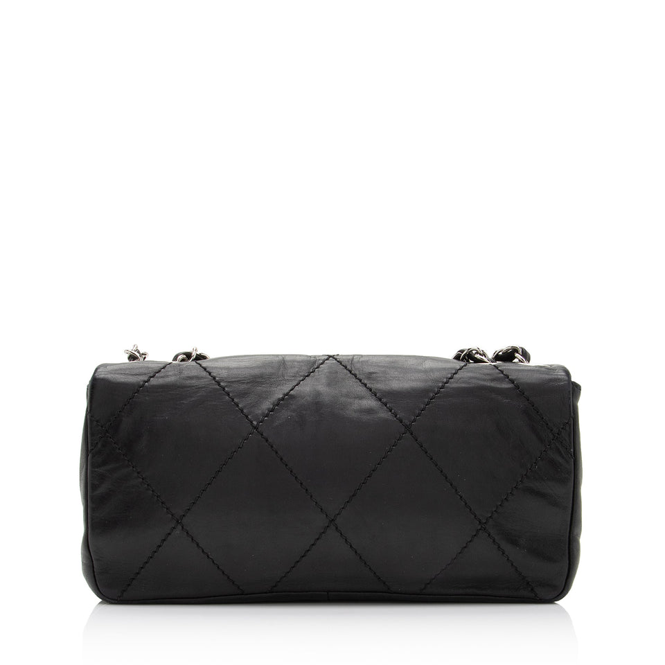 Chanel Calfskin Oversized Quilted CC Small Flap Bag (SHF-FRyV1T)