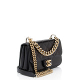 Chanel Calfskin Straight Line Mini Flap Bag