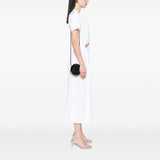 Chanel Caviar CC Filigree Round Clutch with Chain