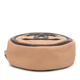 Chanel Caviar CC Filigree Round Crossbody