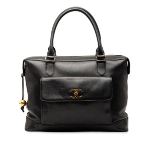 Chanel Caviar Front Pocket Tote