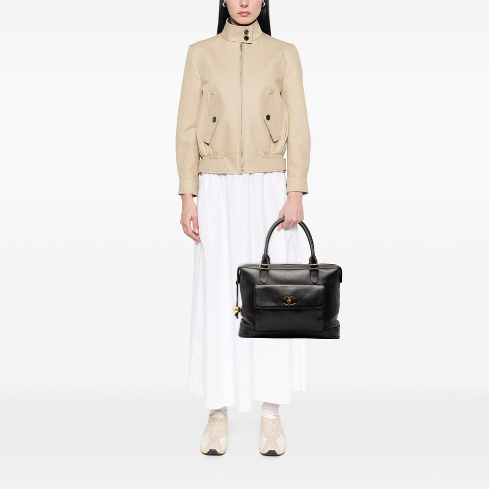 Chanel Caviar Front Pocket Tote
