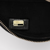 Chanel Caviar Leather CC Filigree Round Clutch with Chain (SHF-lxEJd2)