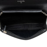 Chanel Caviar Leather CC Wallet on Chain