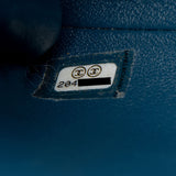 Chanel Caviar Leather Chain Flap Clutch