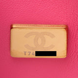 Chanel Caviar Leather Coco Top Handle Small Flap Bag