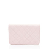 Chanel Caviar Leather Crystal CC Wallet on Chain