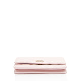 Chanel Caviar Leather Crystal CC Wallet on Chain