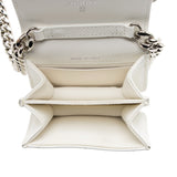 Chanel Caviar Leather Enamel Coco Clutch on Chain