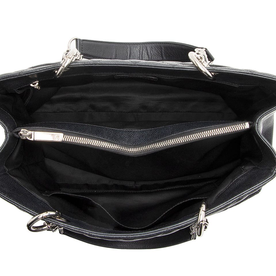 Chanel Caviar Leather Grand Shopping Tote (SHF-21543)