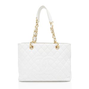 Chanel Caviar Leather Grand Shopping Tote