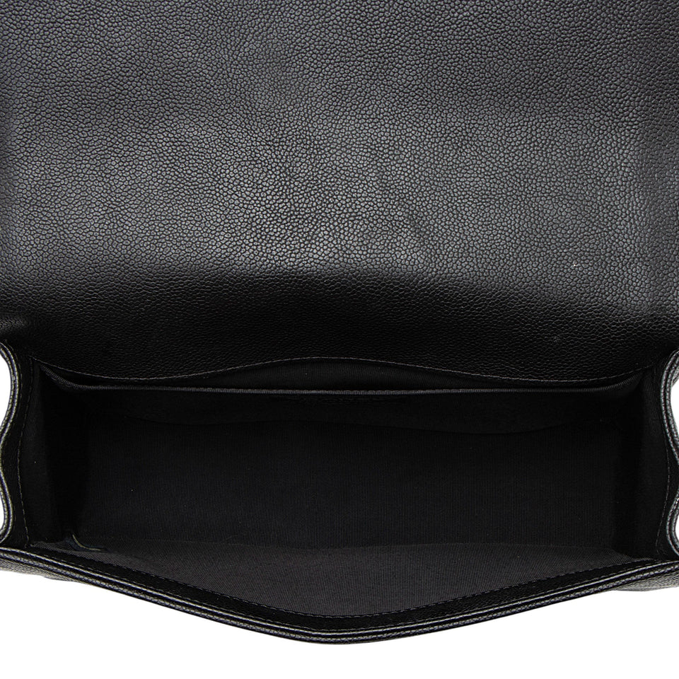 Chanel Caviar Leather Old Medium Boy Bag