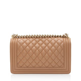 Chanel Caviar Leather Old Medium Boy Bag