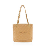 Chanel Caviar Leather Petite Shopping Tote