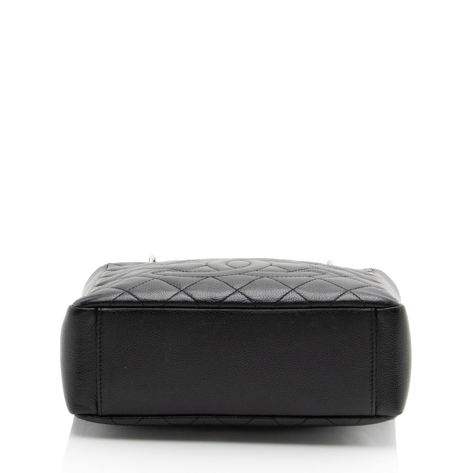 Chanel Caviar Leather Petite Shopping Tote