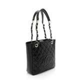 Chanel Caviar Leather Petite Shopping Tote