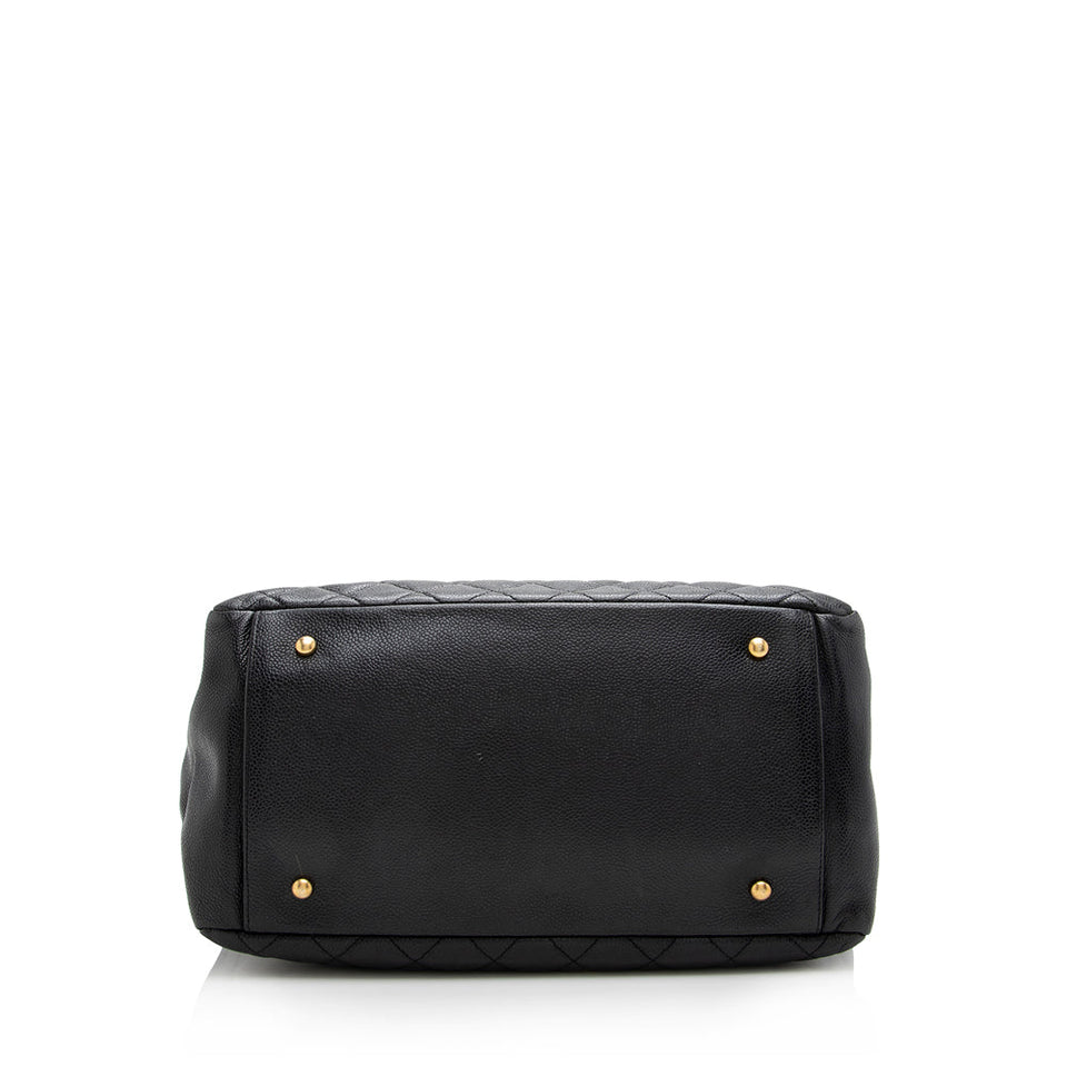 Chanel Caviar Leather Petite Timeless Tote (SHF-17772)