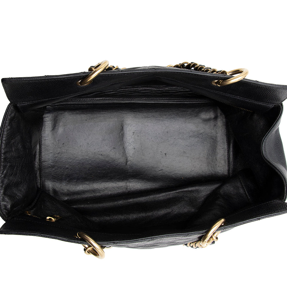 Chanel Caviar Leather Petite Timeless Tote (SHF-17772)