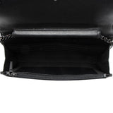 Chanel Caviar Leather So Black Boy Wallet on Chain