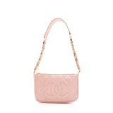 Chanel Caviar Leather Timeless CC Pochette (SHF-19704)