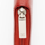 Chanel Caviar Leather Timeless Zip Around Organizer Wallet