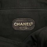 Chanel Caviar Logo Chain Shoulder Bag