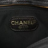 Chanel Caviar Logo Chain Shoulder Bag