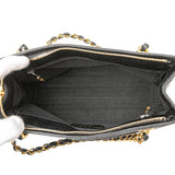 Chanel Caviar Logo Chain Tote