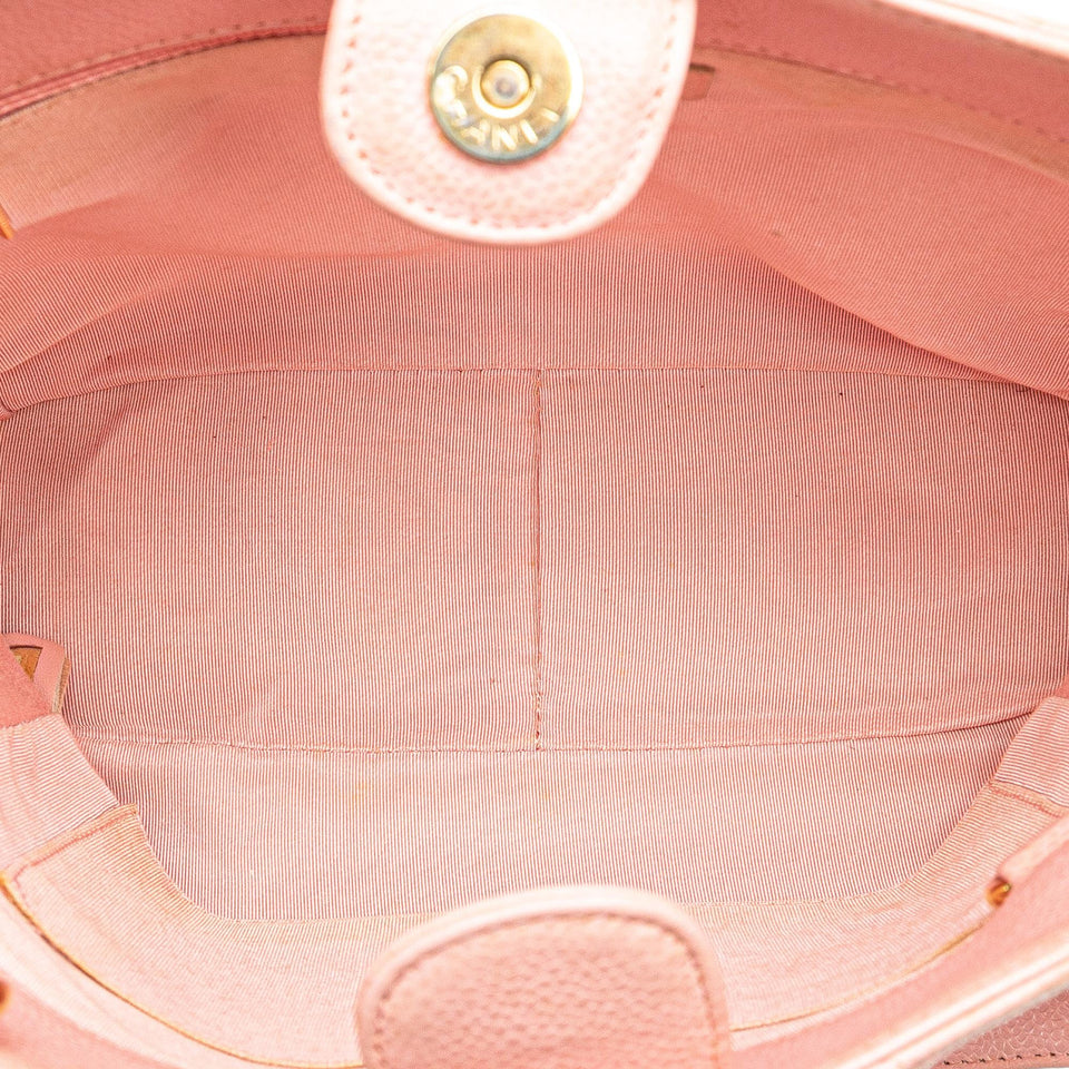 Chanel Caviar Petite Shopping Tote