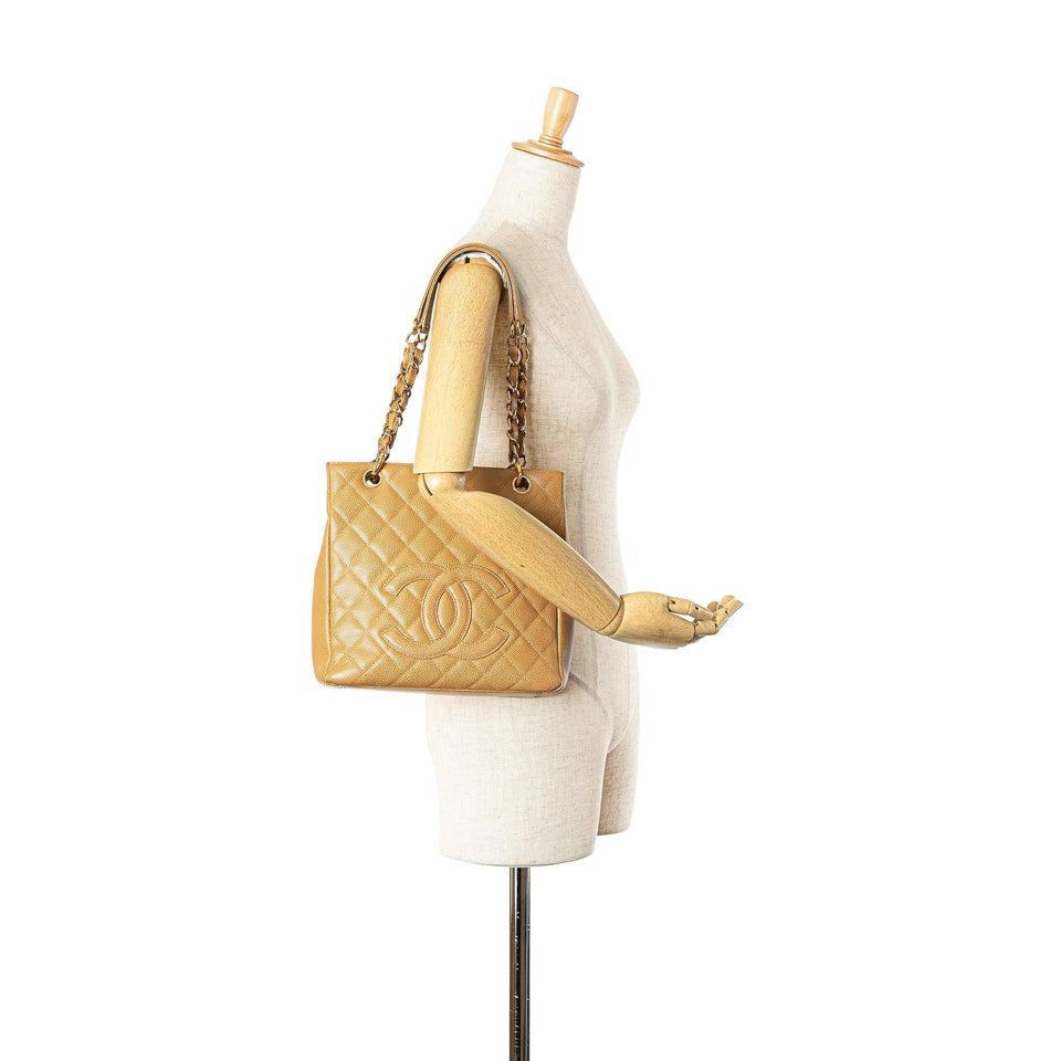 Chanel Caviar Petite Shopping Tote